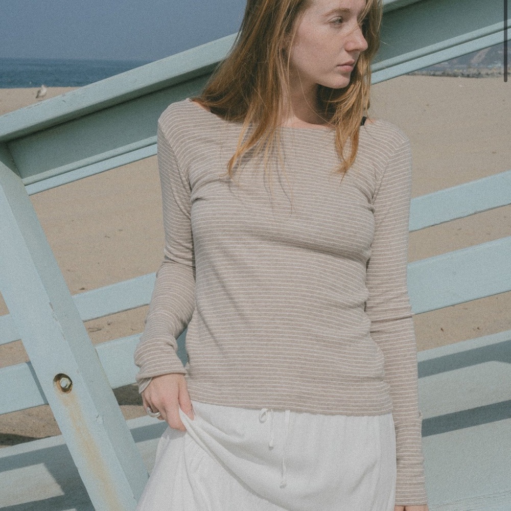 Brandy St. George stripe long sleeve